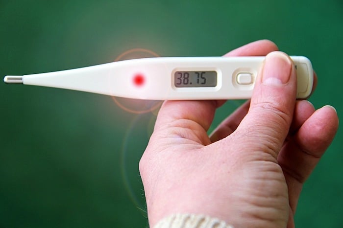 Absceso dental y fiebre