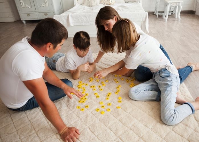Juegos de mesa y scrabble
