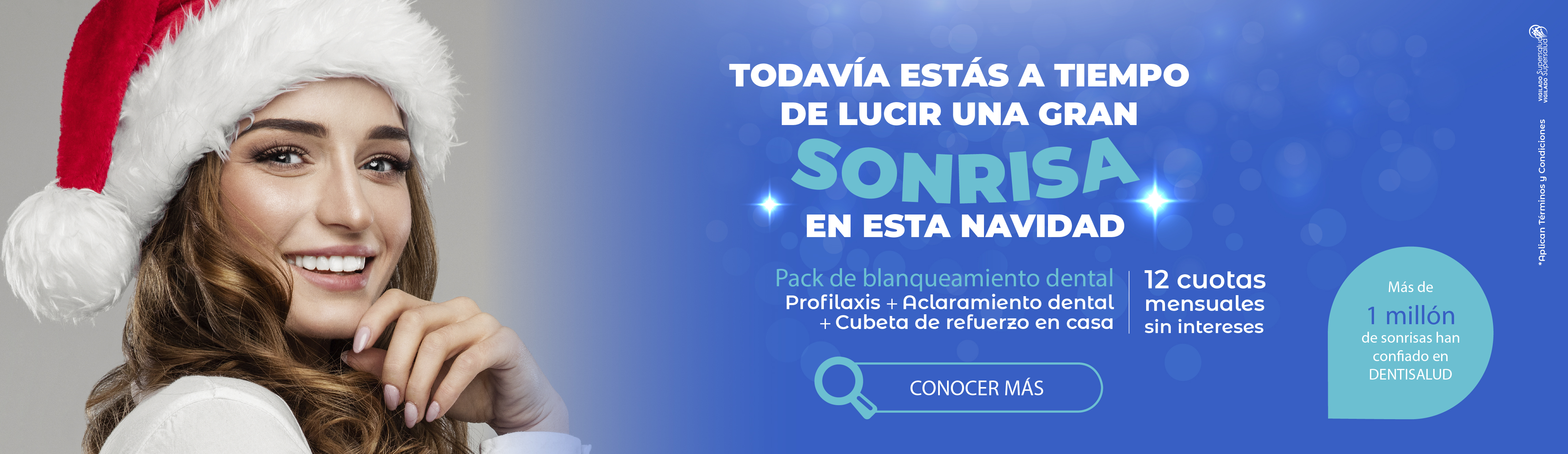 Inicia tu blanqueamiento dental y prepara tu sonrisa para esta navidad con DentiSalud